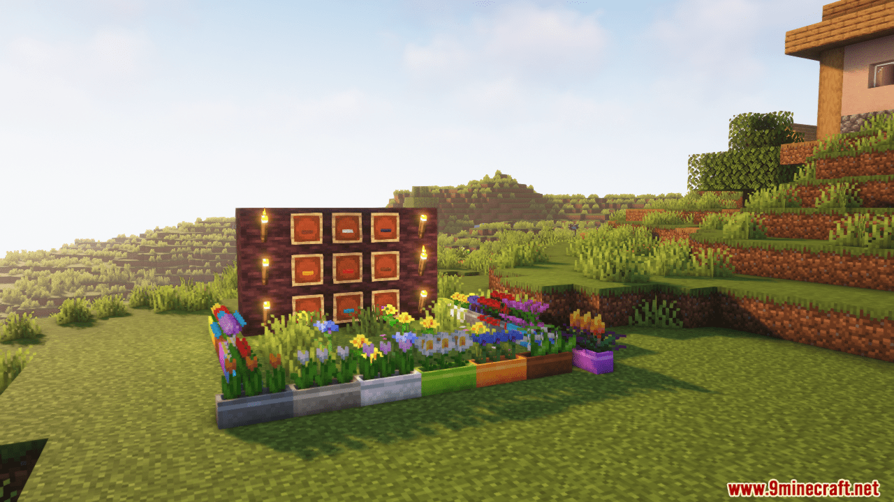 Planters Mod (1.20.1) - Dyeable Blooming Blocks 4