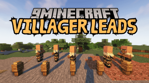 Villager Leads Mod (1.21.1, 1.20.1) – Guide Villagers and Wandering Traders Thumbnail