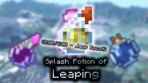 Splash Potion of Leaping (8:00/6:00 – Jump Boost) – Wiki Guide Thumbnail