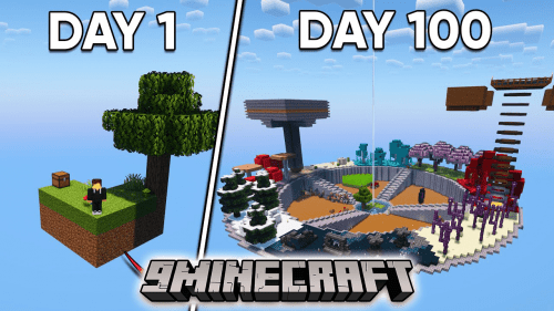 100 Days In Minecraft Data Pack (1.20.2, 1.19.4) – Keep You Stay On Track! Thumbnail