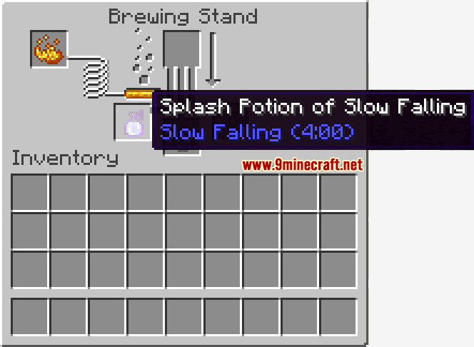 Splash Potion of Slow Falling (4:00) - Wiki Guide 11