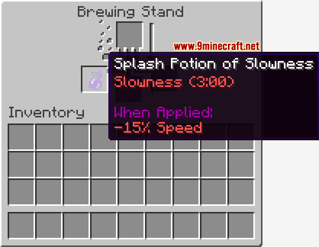 Splash Potion of Slowness (4:00/3:00) - Wiki Guide 11