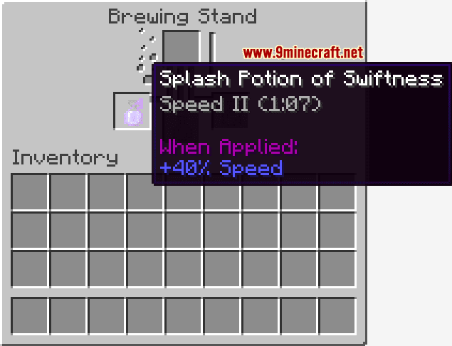 Splash Potion of Swiftness (1:30/1:07 - Speed II) - Wiki Guide 11