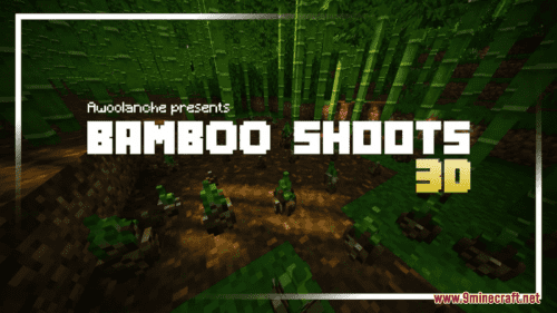 3D Bamboo Shoots Resource Pack (1.20.6, 1.20.1) – Texture Pack Thumbnail