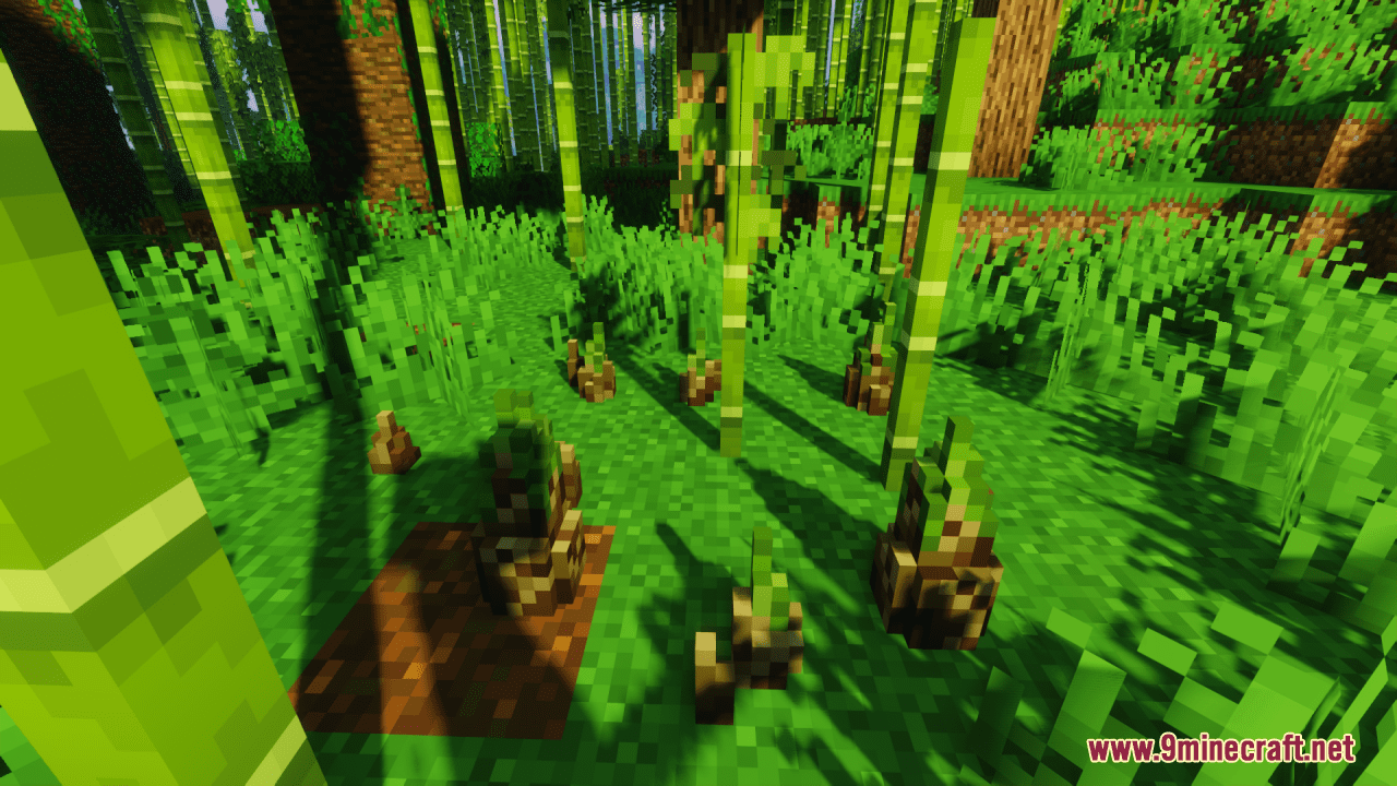 3D Bamboo Shoots Resource Pack (1.20.6, 1.20.1) - Texture Pack 9