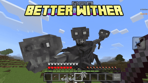 A Better Wither Addon (1.20) – MCPE/Bedrock Mod Thumbnail