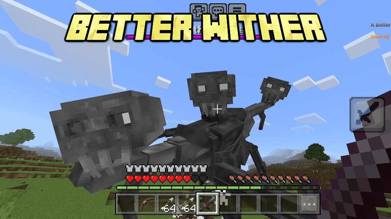 A Better Wither Addon (1.20) - MCPE/Bedrock Mod 1