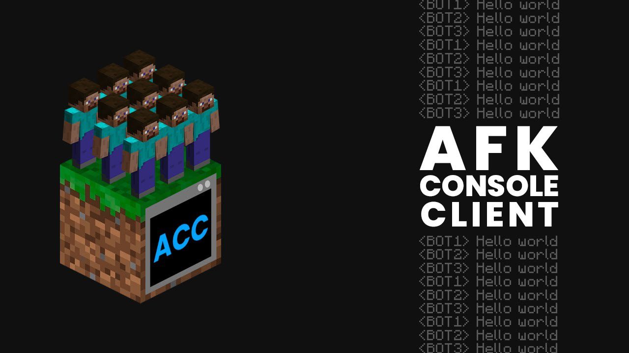 AFK Console Client Tool - Easily AFK on Minecraft Servers 1