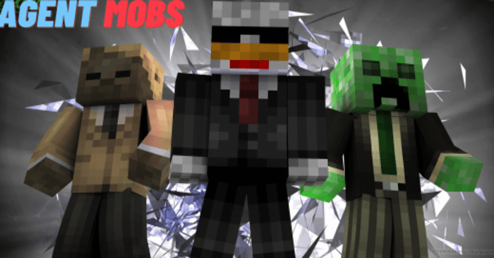 Agent Mob Skin Pack (1.20, 1.19) - MCPE/Bedrock 1