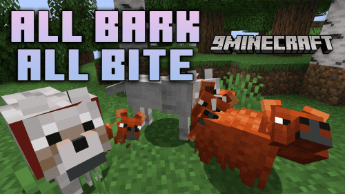 All Bark, All Bite Mod (1.20.2, 1.19.4) – Meet Minecraft’s New Canine Companions In All Bark, All Bite Thumbnail