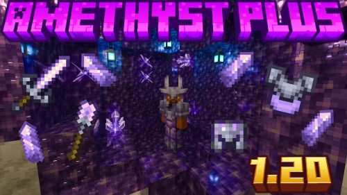 Amethyst Plus Addon (1.20, 1.19) – MCPE/Bedrock Mod Thumbnail