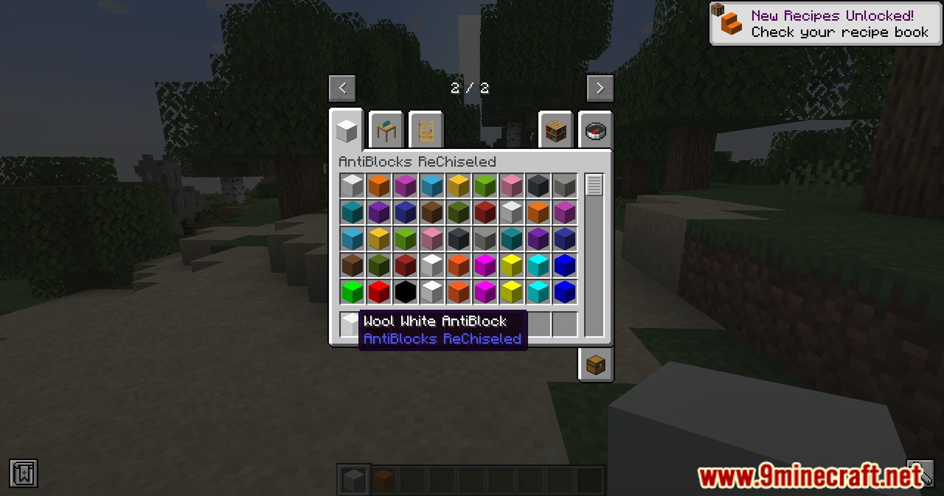 AntiBlocks ReChiseled Mod (1.20.4, 1.19.4) - A Colorful Twist On Antiblocks 3