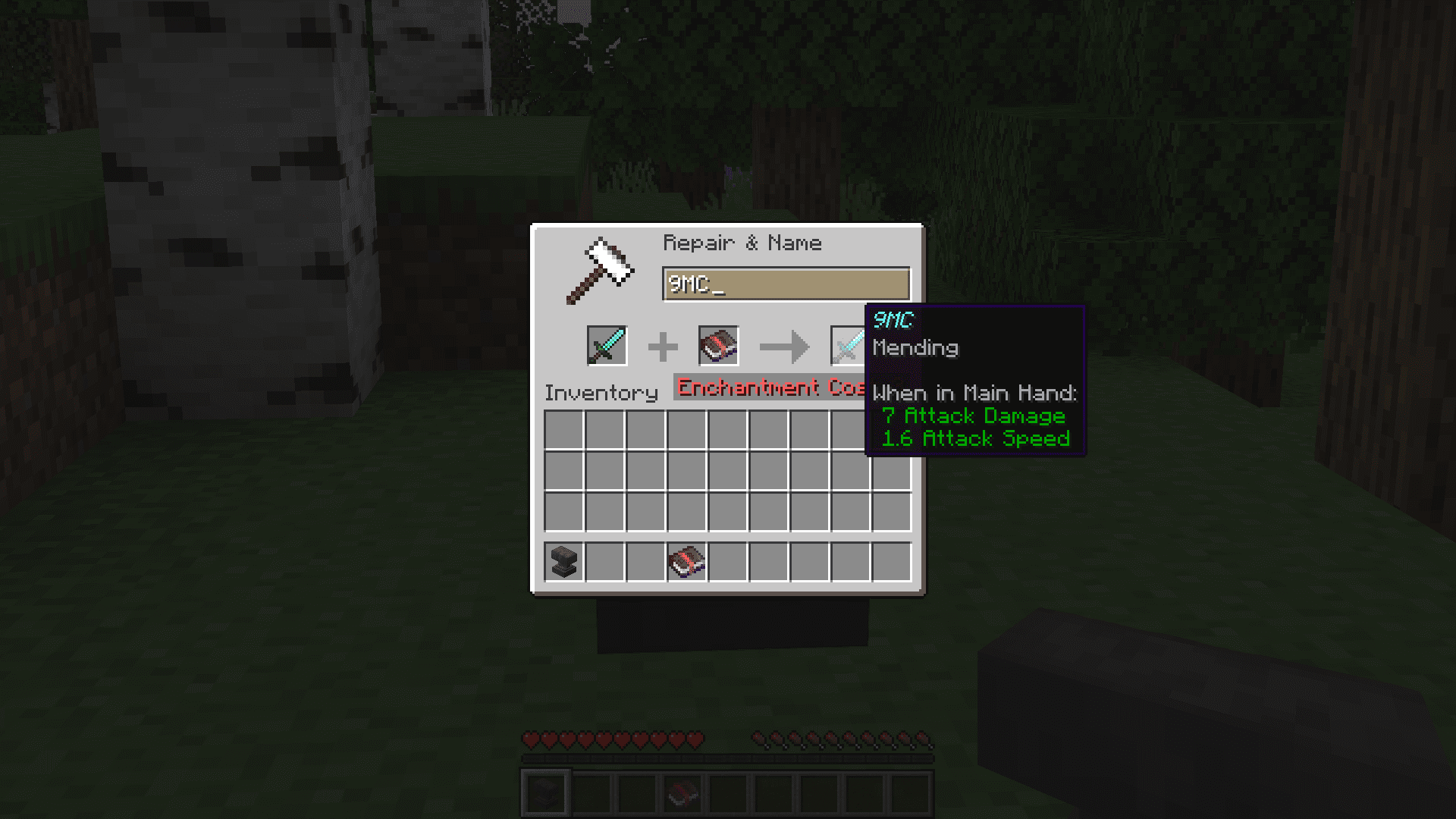 Anvil Too Expensive Mod (1.21.1, 1.20.1) - Removes the “Too Expensive” text 6