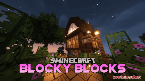 Blocky Blocks Resource Pack (1.21, 1.20.1) – Texture Pack Thumbnail