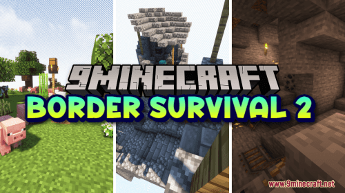 Border Survival 2 Map (1.21.1, 1.20.1) – Expand, Survive, Thrive Thumbnail