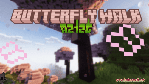 Butterfly Walk Resource Pack (1.20.6, 1.20.1) – Texture Pack Thumbnail