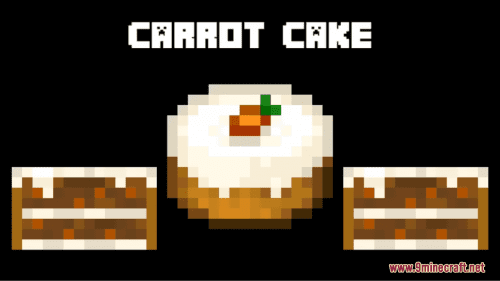 Carrot Cake Resource Pack (1.20.6, 1.20.1) – Texture Pack Thumbnail