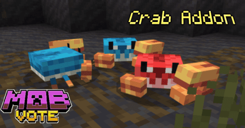 Crab Addon (1.20) – MCPE/Bedrock Mod Thumbnail