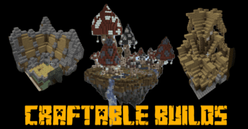 Craftable Builds Addon (1.20) – MCPE/Bedrock Mod Thumbnail