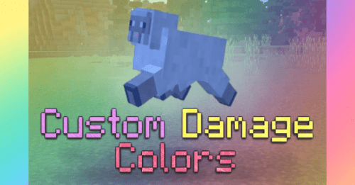 Custom Damage Colors Pack (1.20, 1.19) – MCPE/Bedrock Thumbnail