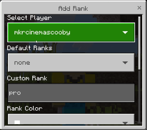 Customizable Ranks Addon (1.20) - MCPE/Bedrock Chat Rank Mod 3