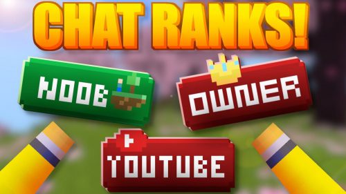 Customizable Ranks Addon (1.20) – MCPE/Bedrock Chat Rank Mod Thumbnail