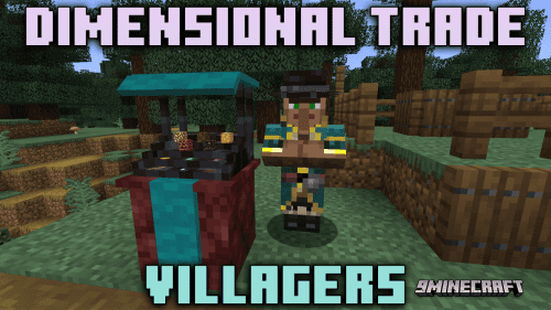 Dimensional Trade Villagers Mod (1.21.1, 1.20.1) – Nether Trader And End Trader Thumbnail