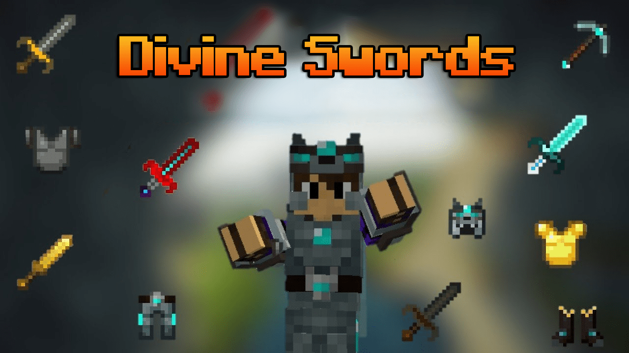 Divine Swords Addon (1.20) - MCPE/Bedrock Mod 1