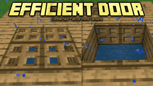 Kamii’s Efficient Door Addon (1.20, 1.19) – MCPE/Bedrock Script Thumbnail