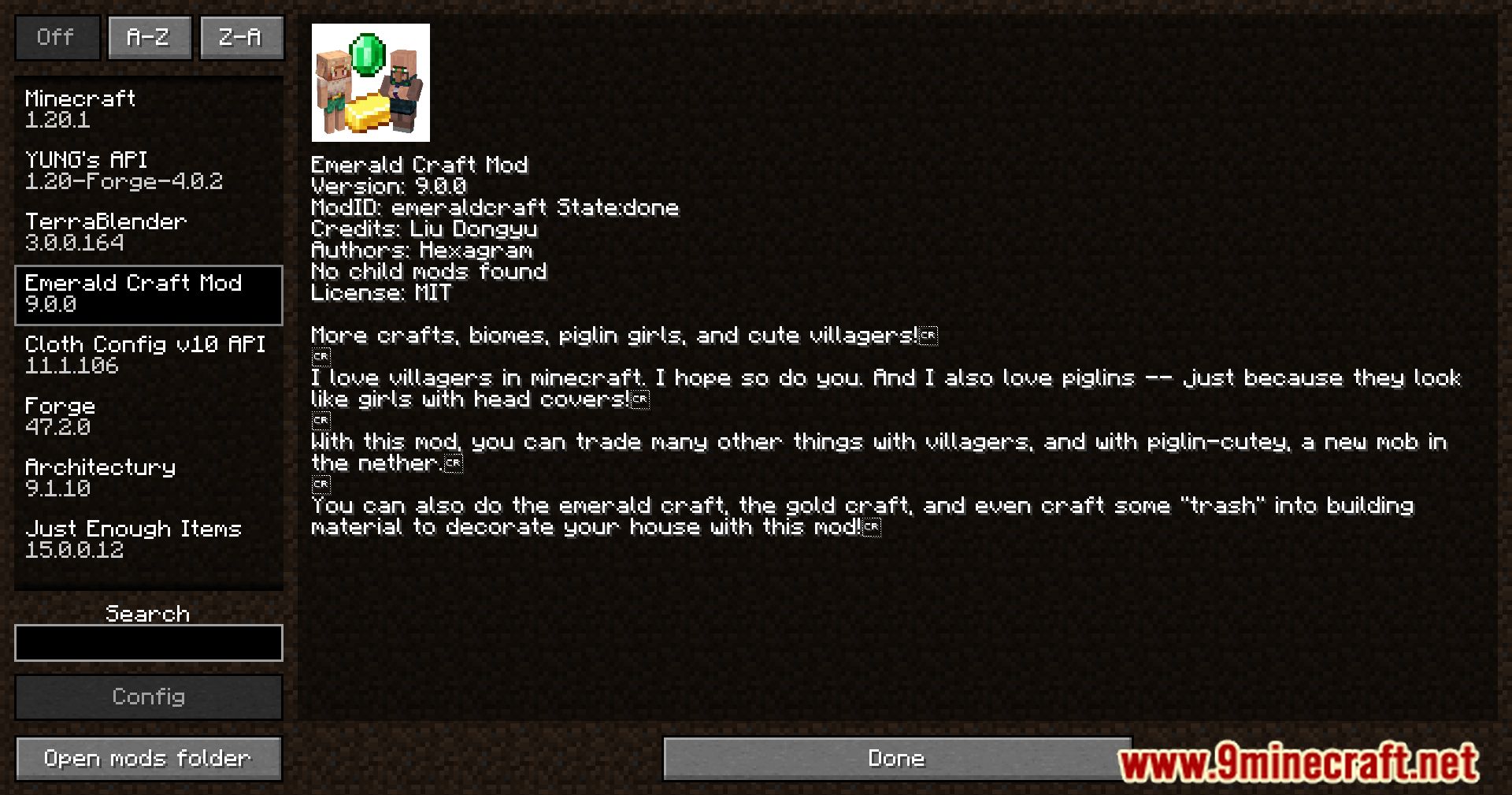 Emerald Craft Mod (1.20.1, 1.19.4) - Expanding Villager Professions And Much More! 2