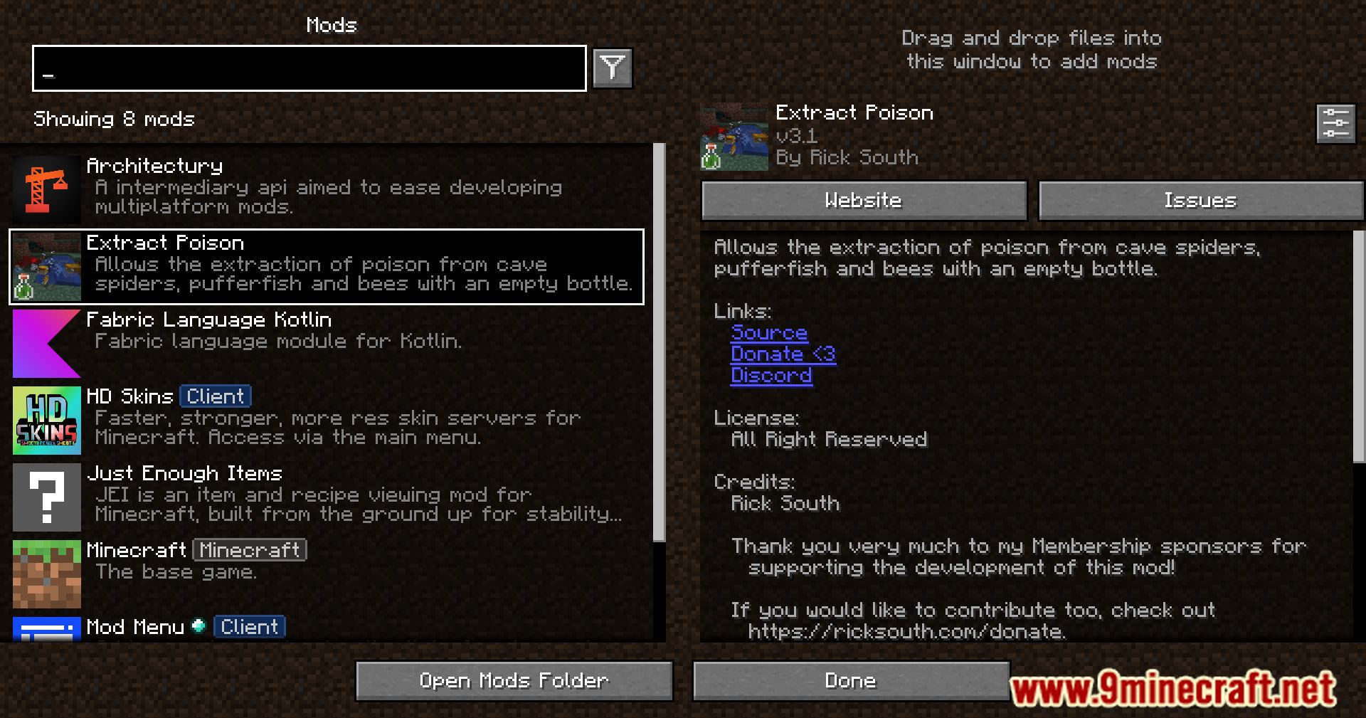 Extract Poison Mod (1.20.4, 1.19.4) - Harvest Venom In Minecraft 2