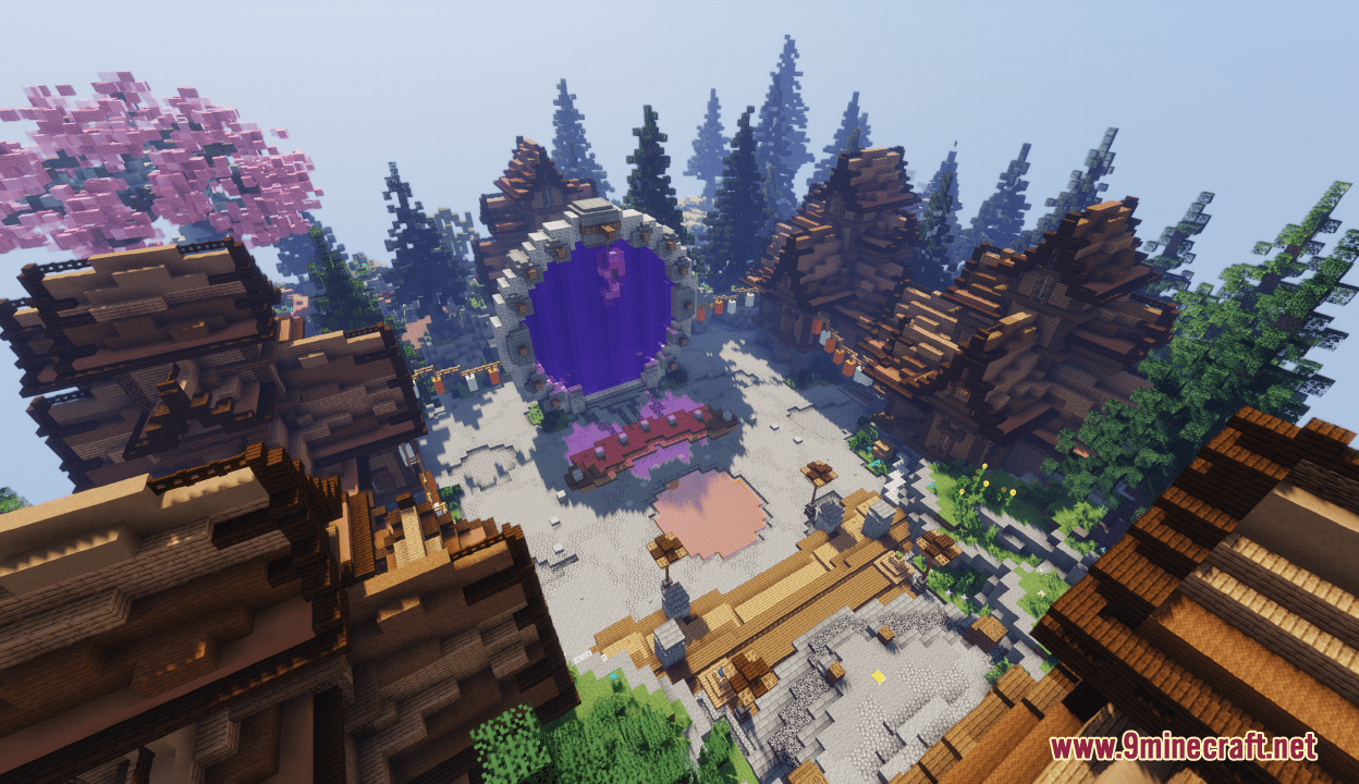 Fantasy Lobby Map (1.20.4, 1.19.4) - Ultimate Server Hub Lobby 8