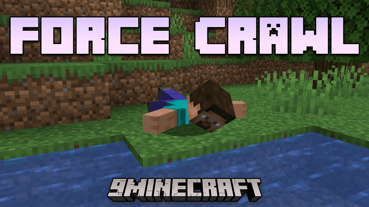 Force Crawl Mod (1.21, 1.20.1) - Control Your Minecraft Crawl!!! 1