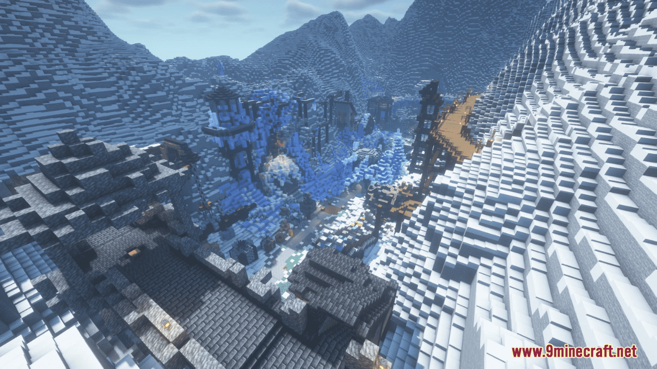 Frozen Crag Map (1.21.1, 1.20.1) - Arctic Showdown 3