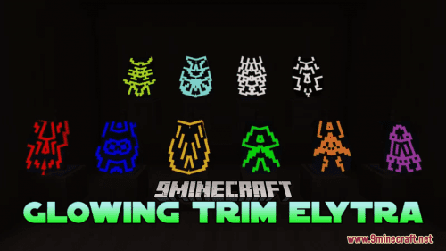 Glowing Trim Elytra Resource Pack (1.20.6, 1.20.1) – Texture Pack Thumbnail