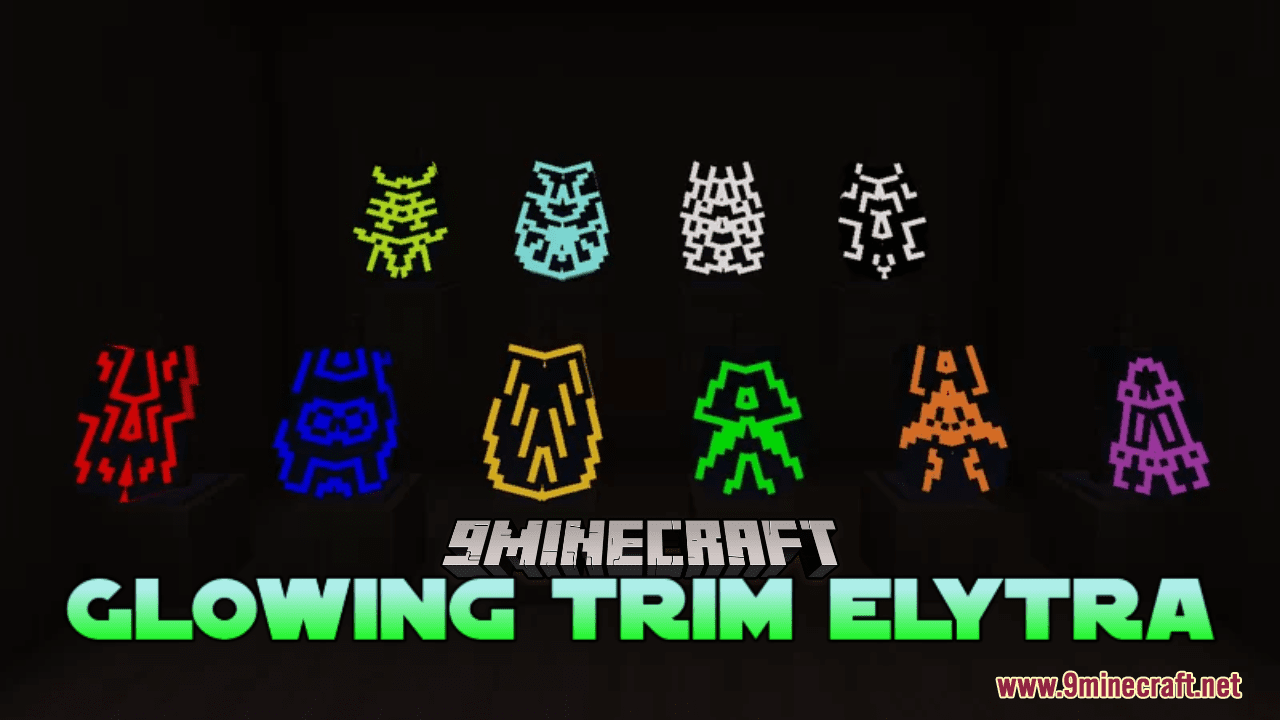 Glowing Trim Elytra Resource Pack (1.20.6, 1.20.1) - Texture Pack 1