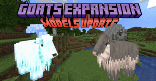 Goats Expansion Addon (1.20, 1.19) – MCPE/Bedrock Rideable Mob Mod Thumbnail