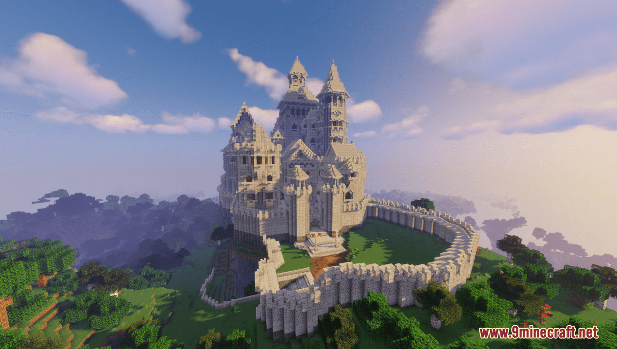 Grand Birpo Diorite Castle Map (1.21.1, 1.20.1) - Majestic Minecraft Creation 3