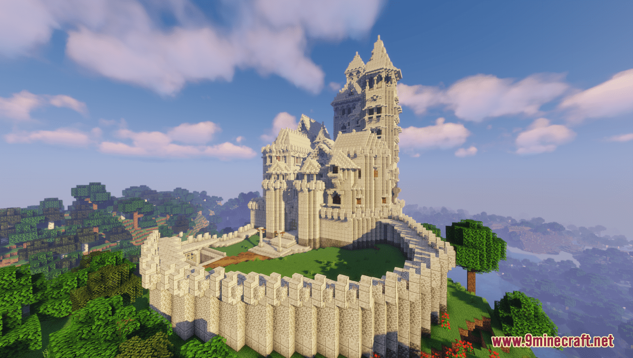 Grand Birpo Diorite Castle Map (1.21.1, 1.20.1) - Majestic Minecraft Creation 4