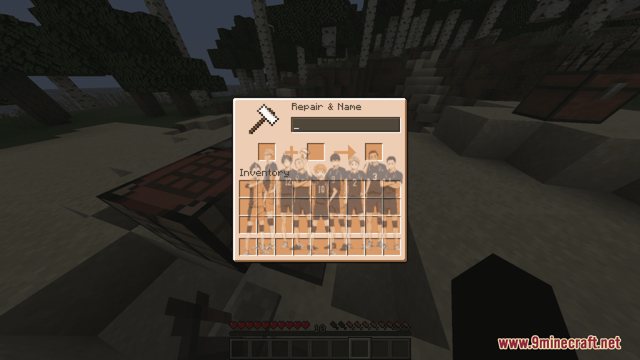 Haikyuu!! Custom GUI Resource Pack (1.20.6, 1.20.1) - Texture Pack 4