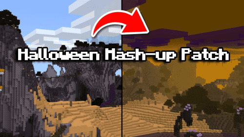 Halloween Mash-up Patch (1.20) – MCPE/Bedrock Thumbnail