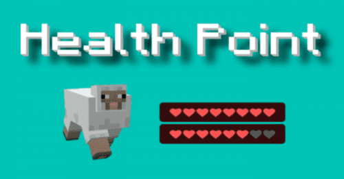 Health Point Addon (1.20) – MCPE/Bedrock Script Thumbnail