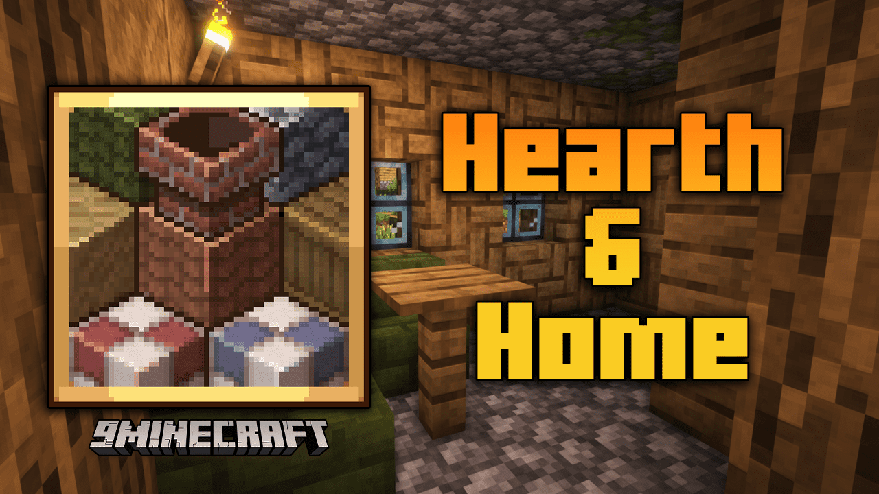 Hearth & Home Mod (1.20.1, 1.19.2) - Where Imagination Meets Construction 1