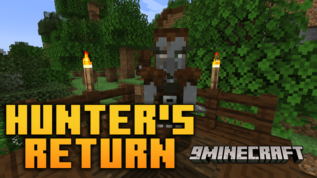 Hunter's Return Mod (1.21, 1.20.1) - A New Challenger In Minecraft 1