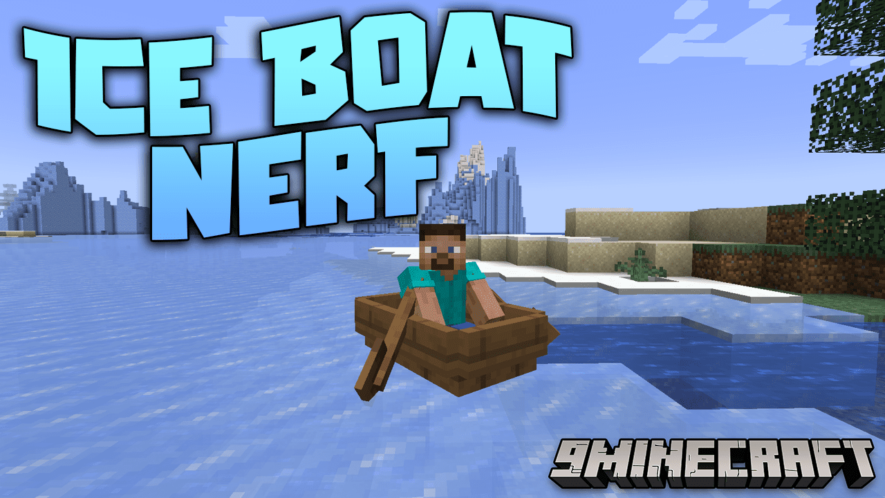 Ice Boat Nerf Mod (1.20.4, 1.19.4) - Ice or Not, Same Speed 1