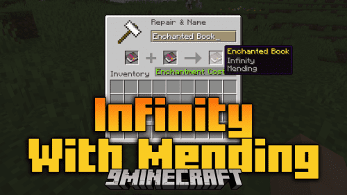 Infinity With Mending Mod (1.20.1, 1.19.4) – Breaking The Boundaries, Infinity And Mending Combined Thumbnail