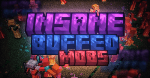 Insane Buffed Mobs Addon (1.20) – MCPE/Bedrock Mod Thumbnail