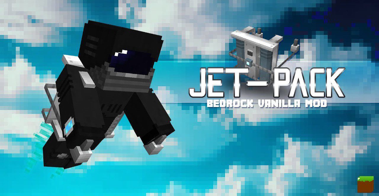 Jet-Pack Survival Addon (1.20, 1.19) - Bedrock Mod 1