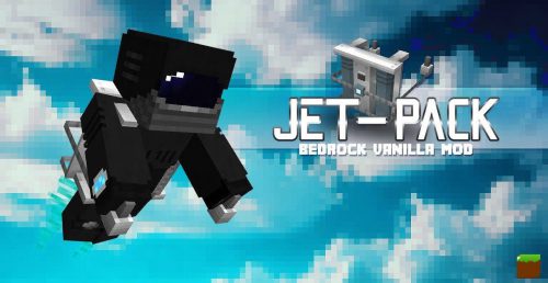 Jet-Pack Survival Addon (1.20, 1.19) – Bedrock Mod Thumbnail