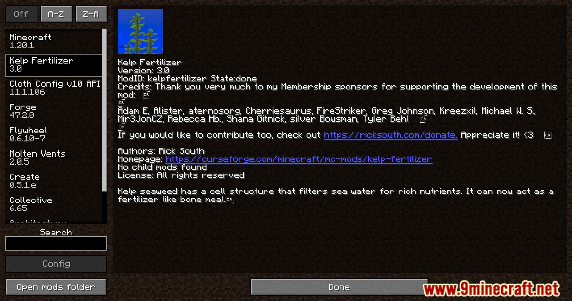 Kelp Fertilizer Mod (1.20.4, 1.19.4) - Farming Efficiency Redefined, Kelp's Role In Minecraft Agriculture 3